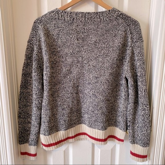 Roots women’s Cabin V Neck Sweater - size Small - Picture 3 of 9